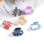 PVC Plastic Claw Hair Clips, with Rhinestone, Hair Accessories for Women & Girls