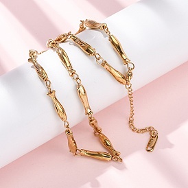 304 Женские ожерелья из нержавеющей стали в виде цепочек-рыбок