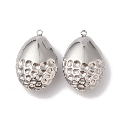 Pendentifs en acier inoxydable, charme de larme