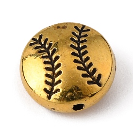 Zinc Alloy Beads, Baseball