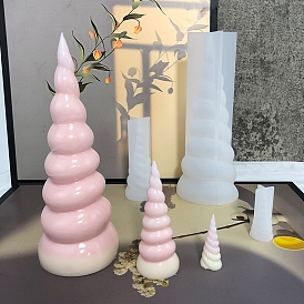 Unicorn Horn Display Decoration DIY Silicone Molds, Resin Casting Molds, for UV Resin, Epoxy Resin Craft Making