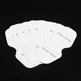 Muestra pulsera tarjetas, blanco, 70x31 mm