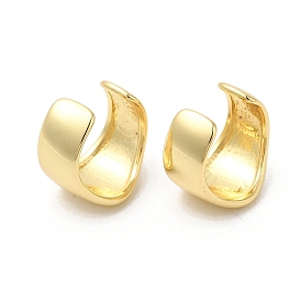 Brass Twist Cuff Earrings