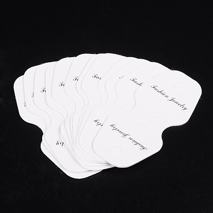 Bracelet Displays Cards, White, 70x31mm