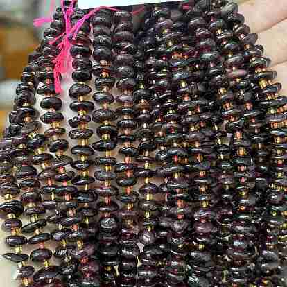 Гранат природный бисер нитей, самородки с отдельными бусинами