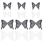 12 шт. 4 стили полиэстер крылья бабочки, Аксессуары для орнаментов