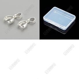 6Stk. 925 Eispickel-Klemme aus Sterlingsilber, mit 925 Stempel