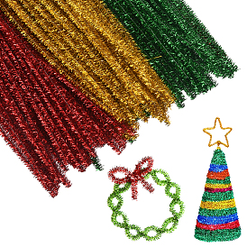 100шт 3цвета плюшевые палочки своими руками, стебли синели, трубочисты, материал для детских поделок