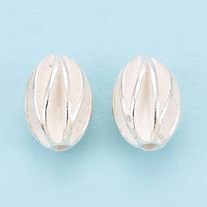 925 шарики стерлингового серебра, гофрированный овал