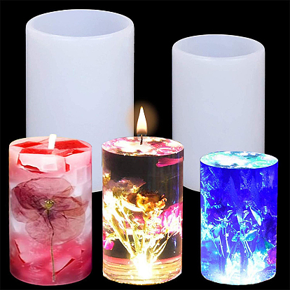 Column DIY Candle Silicone Molds, Resin Casting Molds, For UV Resin, Epoxy Resin Jewelry Making