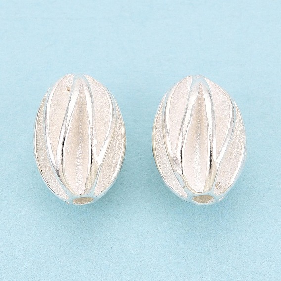 925 шарики стерлингового серебра, гофрированный овал