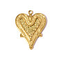 304 подвески из нержавеющей стали, сердце прелести, ионное покрытие (ip)