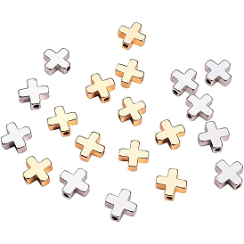 Латунные бусины, крестик