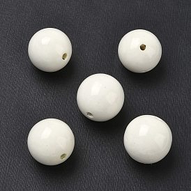 Ручной себе старину остеклением шарики фарфора, круглые