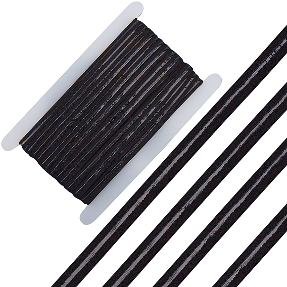 20 ярдов плоский полиэстеровый нескользящий эластичный шнур, силиконовая эластичная лента с захватом