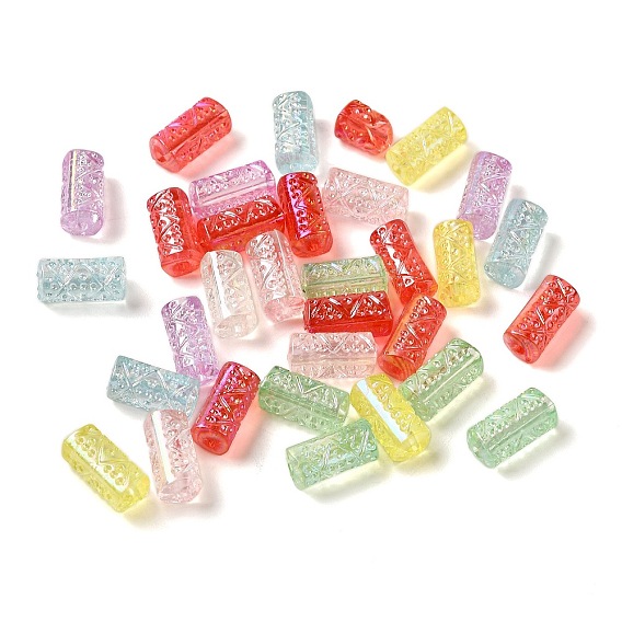 Uv акриловые покрытия бусины, колонна с волновым рисунком