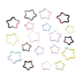 Кольца пружинные затворные из сплава с распылительной краской, звезда