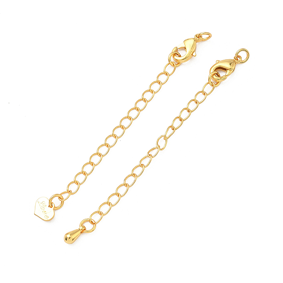 Латунный конец с цепями, долговечный, без свинца и без кадмия, стойки покрытие