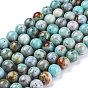Natural Chrysocolla Beads Strands, Round