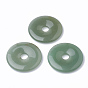 Natural Green Aventurine Pendants, Disc