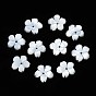 Perles naturelles de coquillages blancs, perles en nacre, fleur