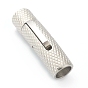 304 Stainless Steel Bayonet Clasps, Curved Column