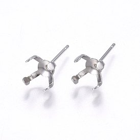304 Stainless Steel Stud Earring Findings