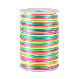 Nylon Thread, Rattail Satin Cord, about 109.36 yards(100m)/roll