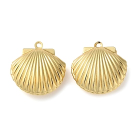 Стойки обшивки латунь медальона подвески, фото прелести рамка для ожерелья, без свинца и без кадмия, долговечный, шарм из ракушек