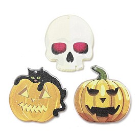 Halloween Theme Opaque Acrylic Pendants