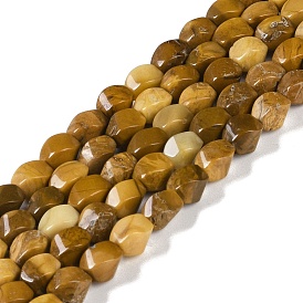 Natural Jade Beads Strands, Twist