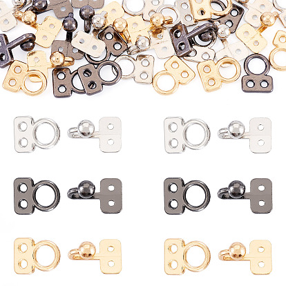 15наборы 3цветные литые крючки и петли, швейные застежки для аксессуаров к одежде