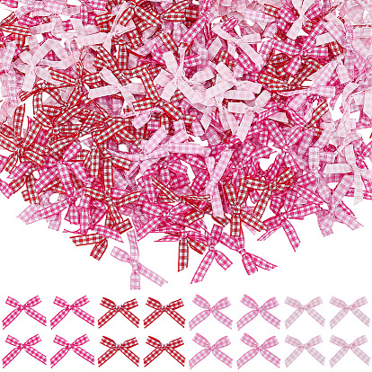 280 шт 4 цвета ручная работа полиэстер аксессуары для костюма, бант с клетчатым узором