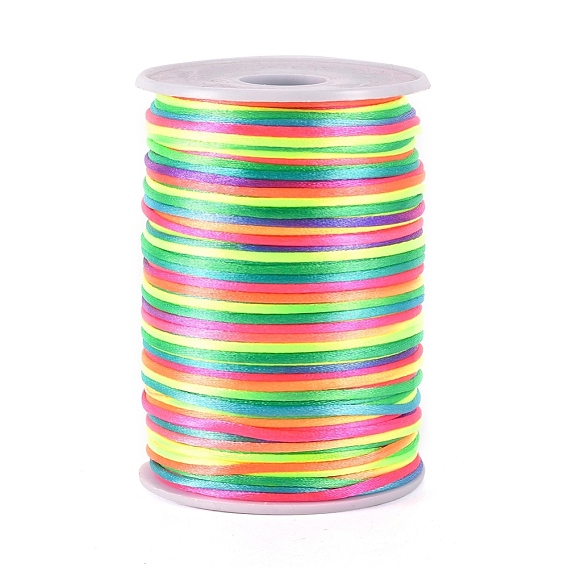 Nylon Thread, Rattail Satin Cord, about 109.36 yards(100m)/roll