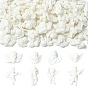 80 pcs 8 styles cabochons en résine opaque, ange
