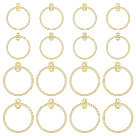 40 шт. 2 подвески из сплава в стиле сплава, 2 подвески-петли, круглые кольца