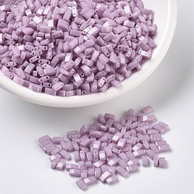 Миюки половина бусины тила, японский бисер, 2 отверстие, непрозрачные цвета блеск