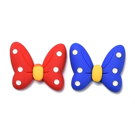 Opaque Resin Cabochons, Bowknot