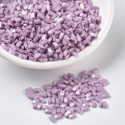 Миюки половина бусины тила, японский бисер, 2 отверстие, непрозрачные цвета блеск