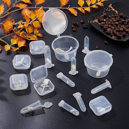Olycraft diy кристалл эпоксидной смолы материал наполнитель, разнообразные, для изготовления ювелирных изделий, с прозрачной одноразовой коробкой из смолы