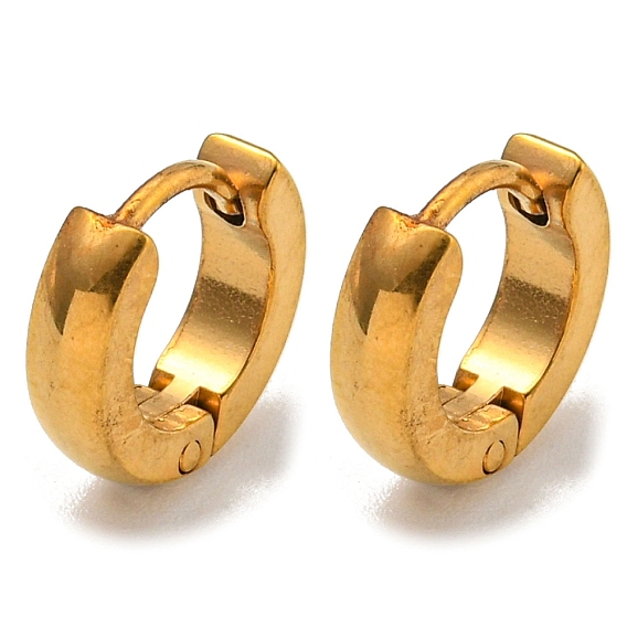 Вакуумное покрытие pvd 202 серьги-кольца из нержавеющей стали с 304 штифтами из нержавеющей стали для женщин