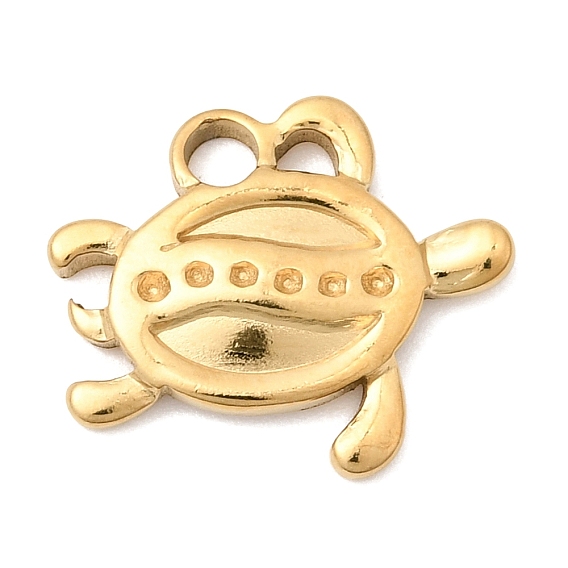 304 Оправы для подвесок из нержавеющей стали со стразами, прелести черепахи