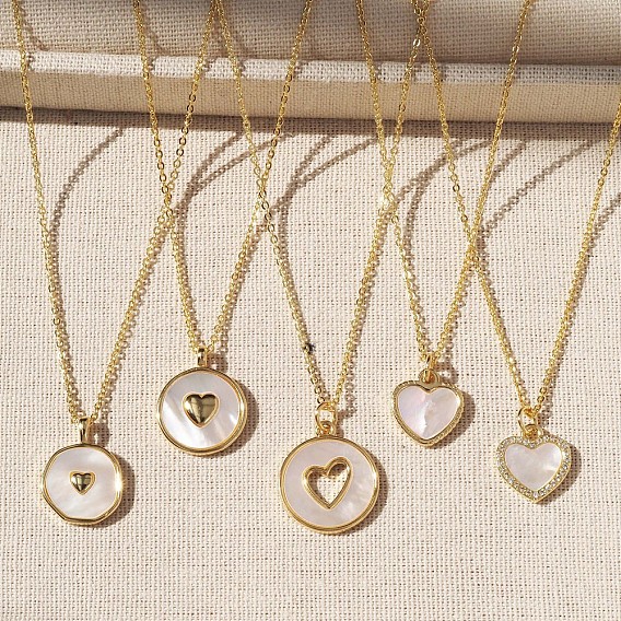 Кулон из натуральной раковины, латунная цепочка., регулируемые слайдерные ожерелья для женщин, золотые, цвет морской раковины