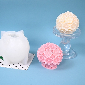 Food Grade DIY Silicone Candle Molds, For Candle Making, Flower