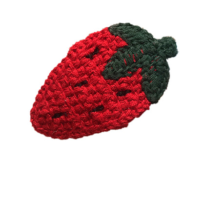 Knitted Hair Clip for Women, Fruit Edge and Top Clamp Headwear Accessories