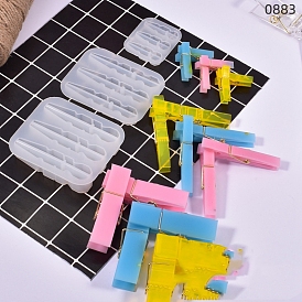 Silicone Clip Molds, Resin Casting Molds, for UV Resin, Epoxy Resin Craft Making