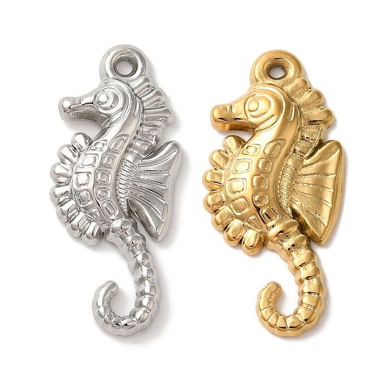 Ионное покрытие (ip) 304 подвески из нержавеющей стали, очарование морского конька