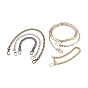 Purse Chains, Iron Chain Bag Handles, Alloy Swivel Clasp Bag Strap, Mixed Styles