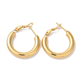 Ion Plating(IP) 304 Stainless Steel Hoop Earrings for Women