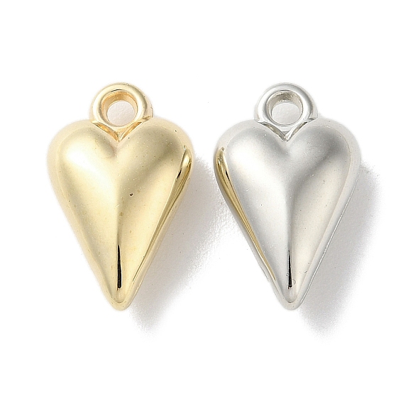 Пластмассовые подвески ccb, сердце прелести